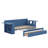 Daybed With Removable Desk, Storage Drawers & Hydraulic Side Table-1964931463