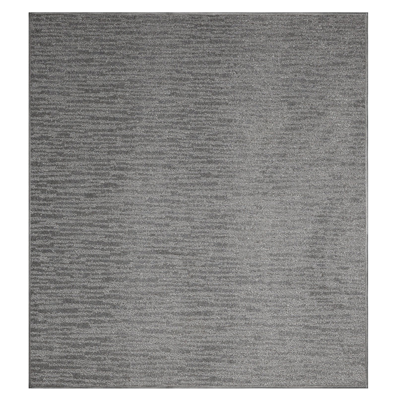 Tapis gris clair Jenisse, Carré 4 pi