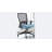 Mia Mesh Back Ergonomic Office Chair with Adjustable Arms & Lumbar, Seat Slide, and Tilt Control, Ocean Blue Fabric Seat-1059459291-1059458479