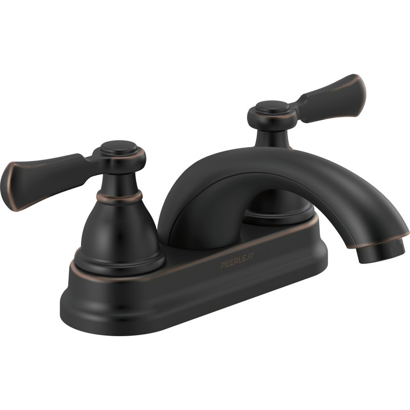 Robinet de salle de bain central avec ensemble de bonde Elmhurst, Bronze huilé