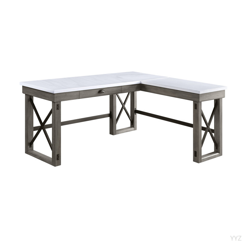 Bureau d'écriture avec plateau en marbre