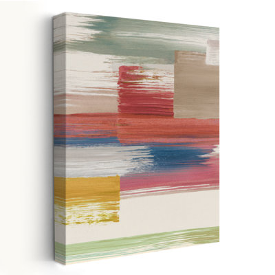 Texture Muted Brushstrokes In Gentle Harmony Art