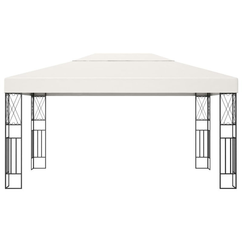 Clelie 3m x 4m Steel Party Tent, Cream
