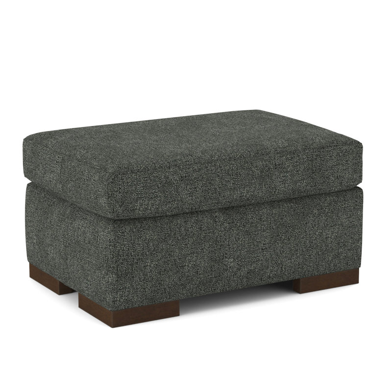 Upholstered Ottoman, Nutmeg, Rumor Bliss