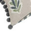 Sessile Leaf Floral Beige Rectangular Throw Pillow Cover