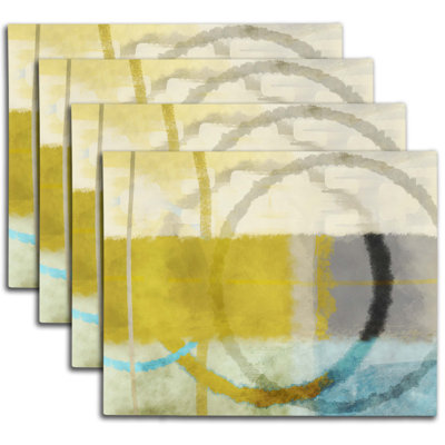 Napperon abstrait en polyester
