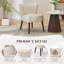 Ensemble de 2 chaises d'appoint modernes en velours avec pieds en bois Modern
