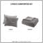 Luxurious Gray Ruched Fur Bedding Sets For All Seasons