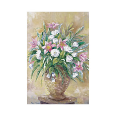 Fragrant Flowers by Rian Withaar - Wrapped Canvas Print