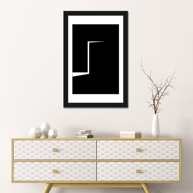 «Hope» par The Usual Designers - impression sur toile, Papier d'art encadré noir, Blanc, H 24 po x l 16 po x P 1 po