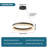 Stockham 1-Light Chandelier Round Circle LED Kitchen Island Pendant Remote Dimming-1996493724