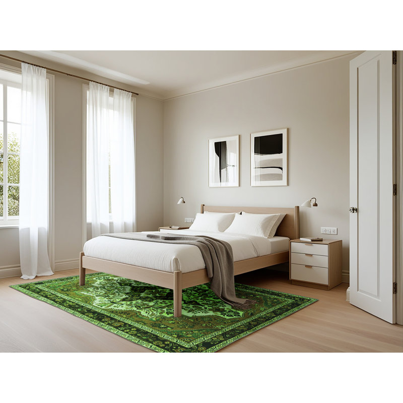 Morilus Performance Oriental Indoor Rug, Rectangle 5' x 7'
