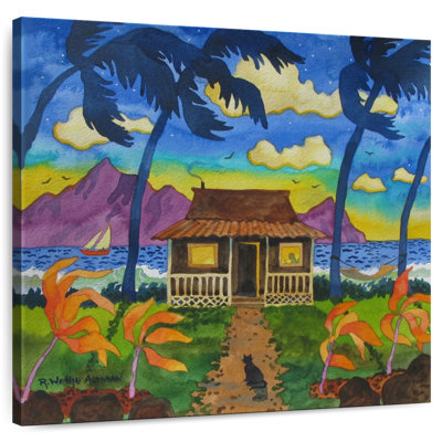 Gillard Tropical Hut With Cat