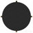 Black Round End Table