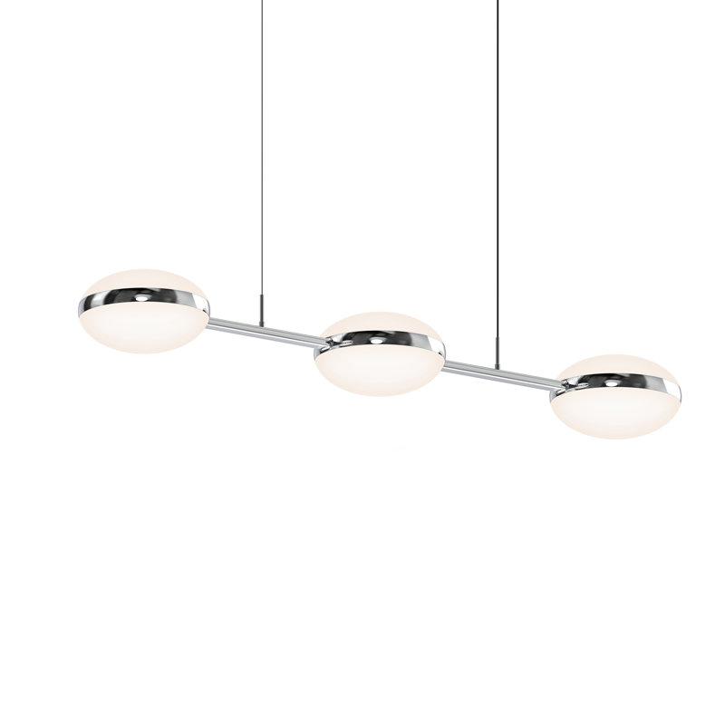 Pillow 3 - Light LED Pendant, Silver