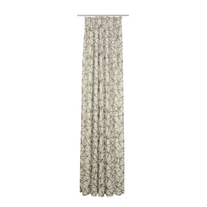 Lovitz Pinch Pleat Room Darkening Single Curtain, Beige, 135cm Width x 180cm Drop