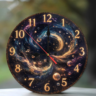 Cosmic Clock With Nebula Bubbles