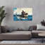 Requin pêche, 1885, classique contemporain, poisson, requin océan, impression d'art mural-133313371