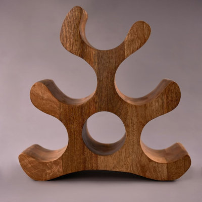 Porte-bouteilles en bois - Parfait pour la cuisine, le bar et tout ...