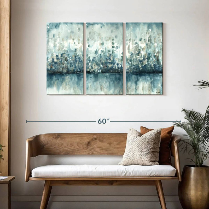 Avery Lakeside Abstract, 28" H x 45" W