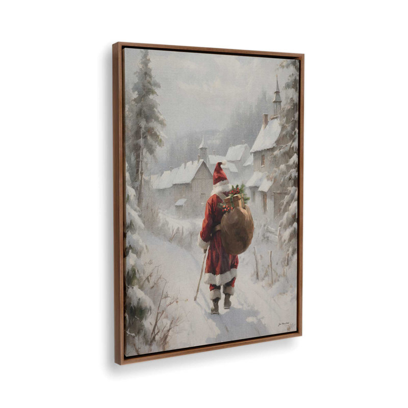 «On The Eve» par Jo Moulton, reproduction d'art, H 33,5 po x l 25,5 po, Impression sur toile flottante sans passe-partout