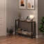 Console, table de vestibule avec rangement, canapé industriel avec design en V, console étroite à 2 niveaux-258119046-262810203