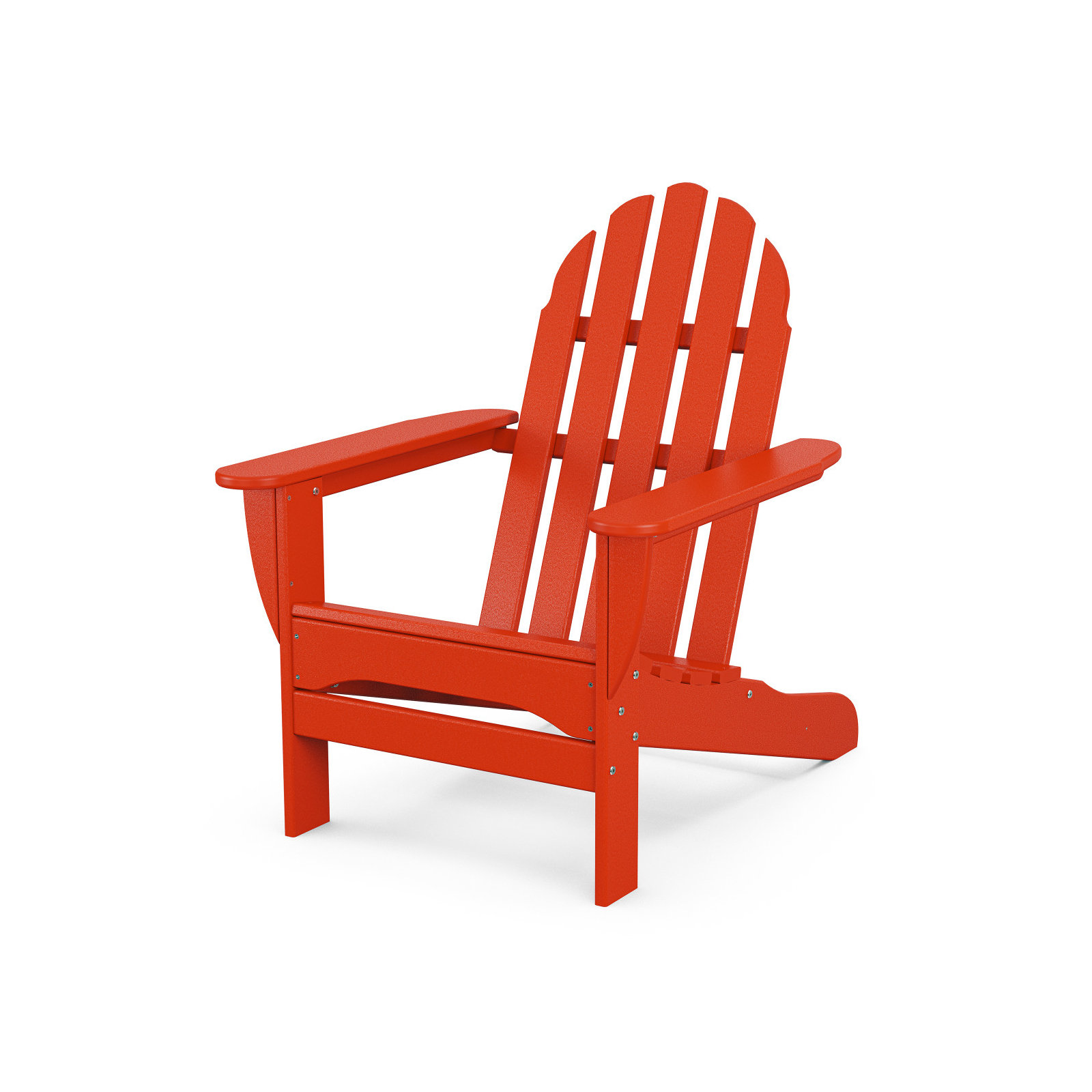POLYWOOD Classic Adirondack Chair, Sunset Red