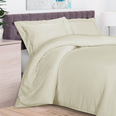  Ensemble de housse de couette 100% coton 300 TC moderne et contemporain 3 pièces
