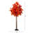 6Ft. Pre-Lit Autumn Artificial Fall Tree With 300 Warm White LED Lights