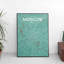 Moscow City Map - No Frame Print-741425733