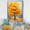 «Yellow American Basswood Forest I» - art mural arbre