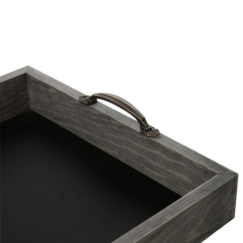 Ensemble de 2 coiffeuses décoratives Pastore Nesting, gris