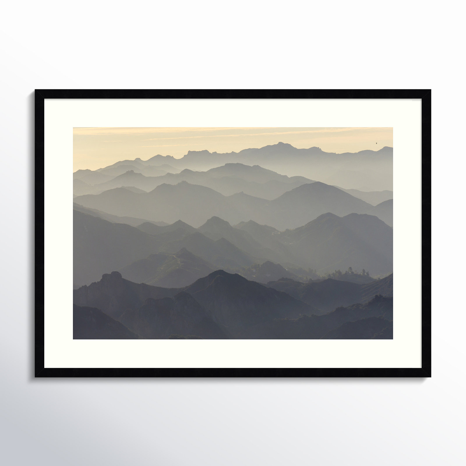 Santa Monica Mountains by Rob Sheppard Danita Delimont, 24" H x 33" W, Black
