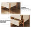 Table de chevet Oltman - beige