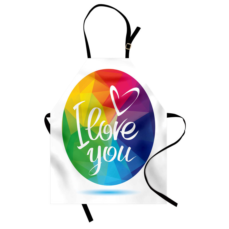 No Pattern Bib Apron