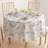 Round Cotton Twill Tablecloth