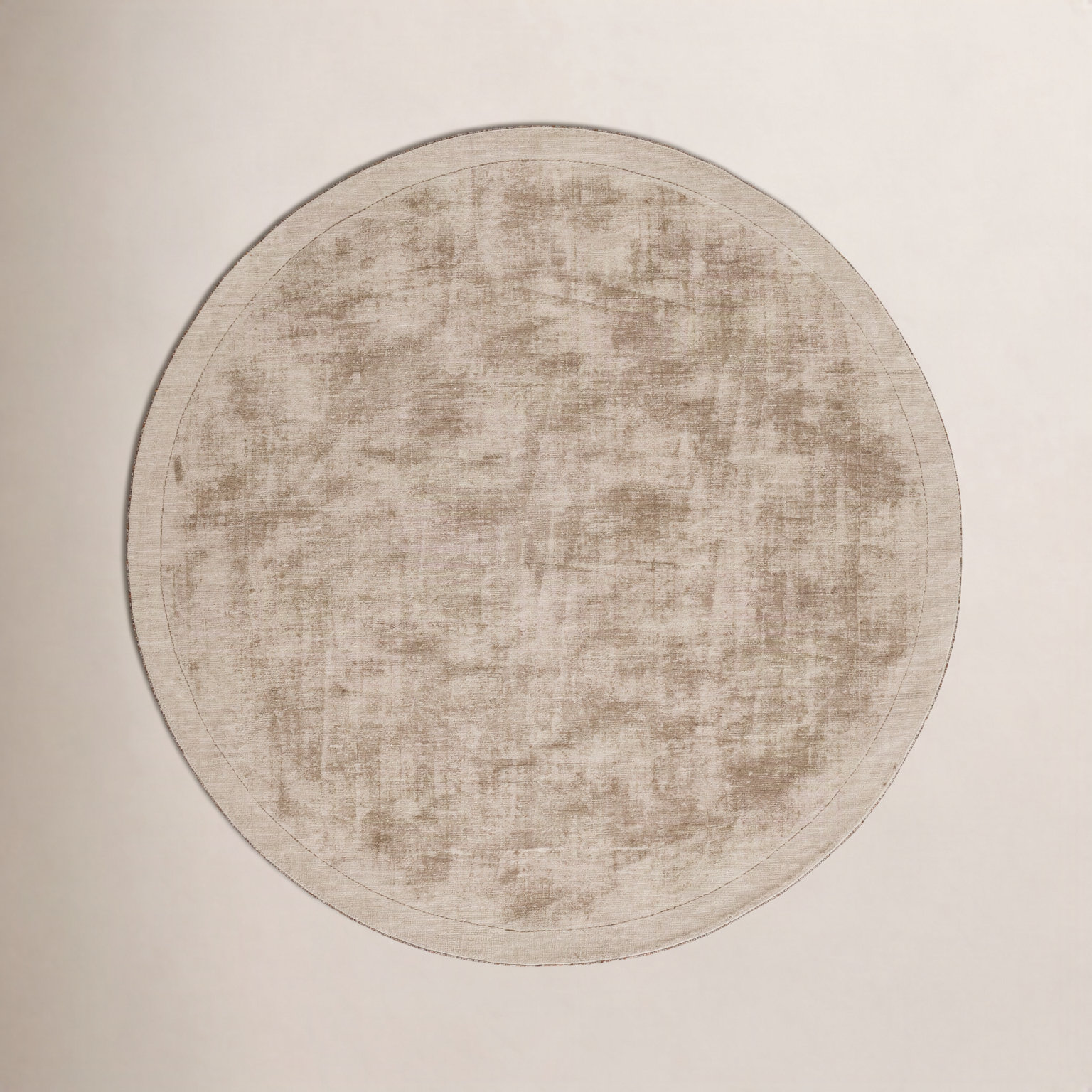 Mckinley Hand-Loomed Viscose Rug, Round 3'6"