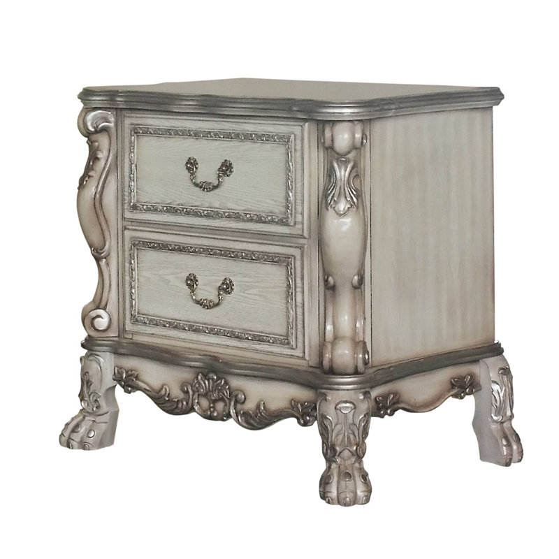 Table de chevet 2 tiroirs Vintage