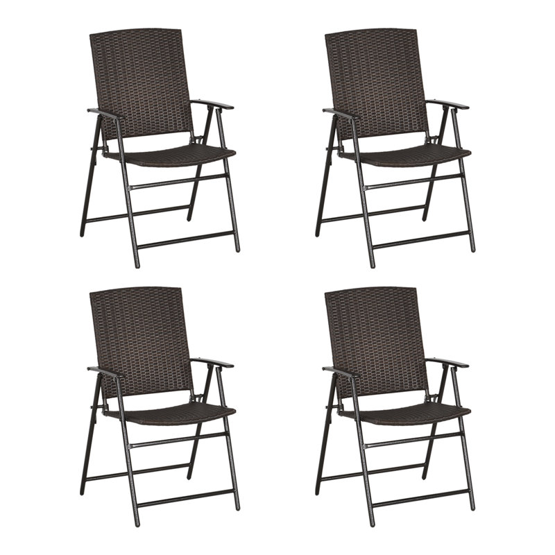 Helenville Folding Patio Dining Armchair