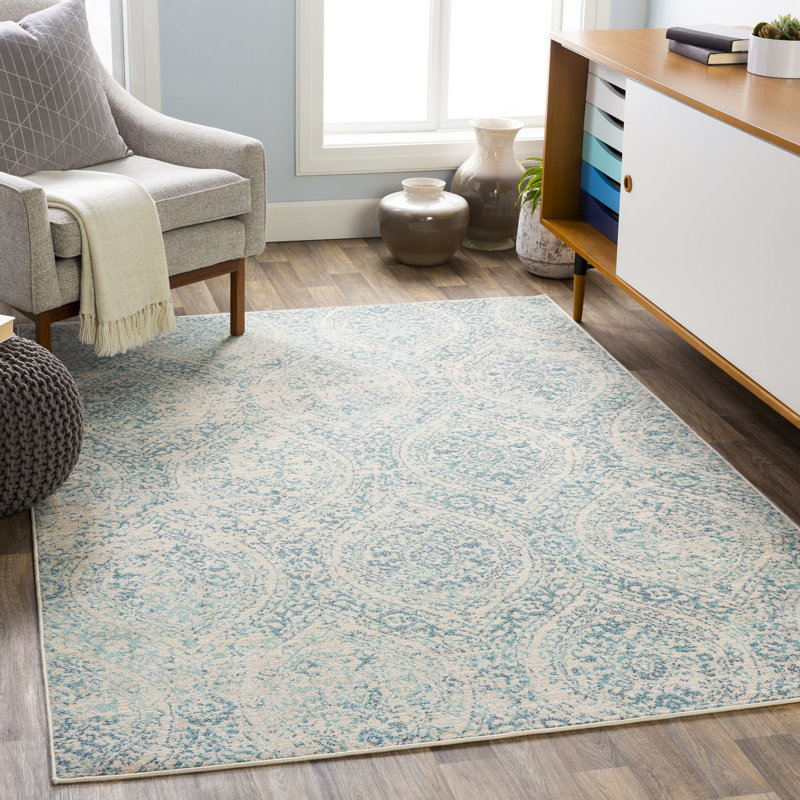 Wixom Indoor Rug, Rectangle 6'7" x 9'