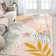 Kaldi Vibrant Spring Floral Print Machine Washable Area Rug with Non-Slip Backing for Living Room, Dining Room, Bedroom