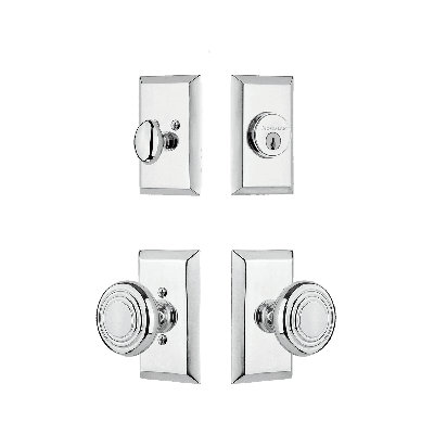 Nostalgic Warehouse Studio Entry Set with Deco Knob