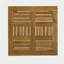 Table d'appoint en bois d'acacia Hampton, l 20 po x P 20 po x H 15,75 po-2083598533