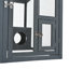 Enceinte d'extérieur pour chat avec portes à double entrée Catio, tablettes grimpantes grises, aire de jeu en bois de pin résistant aux intempéries avec 7 boîtes en bois combinées Freely