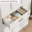 Armoire de cuisine de 70 po de hauteur - rangement moderne avec portes, tablettes et grand tiroir pour la salle à manger-1596534956