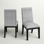 Chaise d'appoint rembourrée Donny-320192846