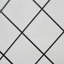 Pare-étincelles en fer à panneau simple - diamant moderne minimaliste, 41,22 po x 8,83 po 32,36 po, finition diamant noir contemporain, l 41,5 po x P 8,9 po x H 32,1 po