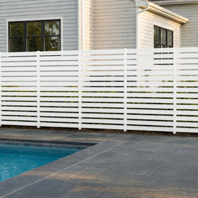 2pcs x 60“H” x 38"W Metal Privacy Screen Panel - 2-Panel White Outdoor Fence for Neighbor 60"H x 38"W Metal Outdoor Privacy Screen Panel - Outdoor Fence for Neighbor, Patio, Deck, Garden and Backyard Privacy & Yard Divider