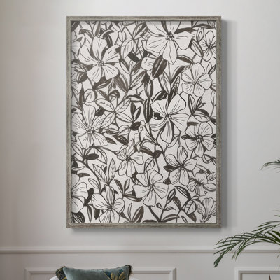 Periwinkle Daze I, reproduction encadrée - bois massif