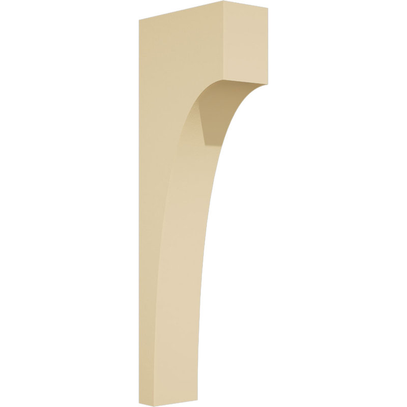 Corbeau en uréthane Huntington Signature, brun clair apprêté, H 24 po x l 3,5 po x P 8 po